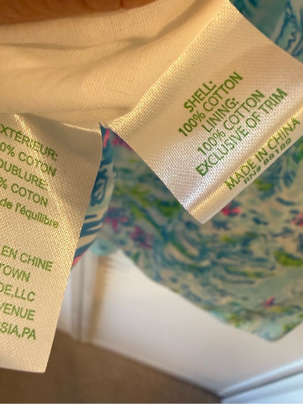 Lilly Pulitzer 🌴 Katlynn Dress “What A Lovely Place” Spaghetti Strap Size 8 - Picture 8 of 15